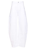 Alaïa Women Low-Waisted Barrel Jeans