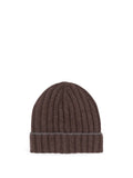 Brunello Cucinelli Men Cashmere Rib Knit Beanie