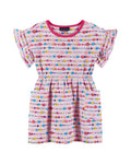 Andy & Evan Friendship Bracelet Printed Jersey Dress