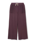 Women's Rosanna French Terry Reverse Pant In Plum