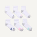 Nautica Womens Athletic High Quarter Socks, 6-Pack
