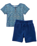 Splendid 2pc Retro Wave Shirt & Short Set