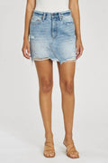 Rumi Mini Skirt In Dolores Park Distressed