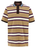 Gucci Men Embossed Logo Polo Shirt