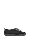 Prada Men Leather And Fabric Sneakers