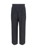 Valentino Women Polka-Dot Crêpe De Chine Pants