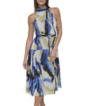 DKNY Halter Chiffon Dress