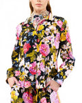 Flower Bomb Button-Down Shirt In Night Floral
