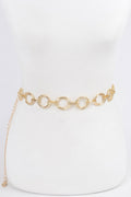 Round Chain Plus Size Belt