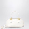 Balenciaga Cream Leather Bolero Mini Bowling Bag Women