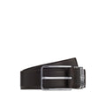 Italian-leather belt with Double B monogram
