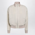 Gucci Ã‰Cru Poplin Zip Jacket Women