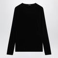 Gucci Black Crew-Neck Knit In Viscose Blend Men