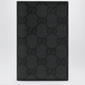Gucci Essence Classic Card Holder In Black Gg Fabric Men