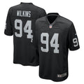 Las Vegas Raiders Christian Wilkins Black Team Game Jersey