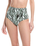 Monte and Lou Retro High-Waist Bikini Bottom