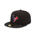 HOUSTON TEXANS 59FIFTY FITTED BLACK/NAVY