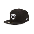 MINNESOTA TWINS BLACK & WHITE 59FIFTY FITTED