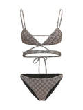 Gucci Women Printed Stretch Jersey Bikini