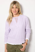 Women's Open Knit Sweater Top
