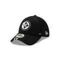 PITTSBURGH STEELERS 39THIRTY STRETCH FIT BLACK/WHITE