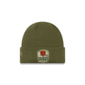 CHICAGO BEARS  SALUTE TO SERVICE CUFF KNIT GREEN/ORANGE