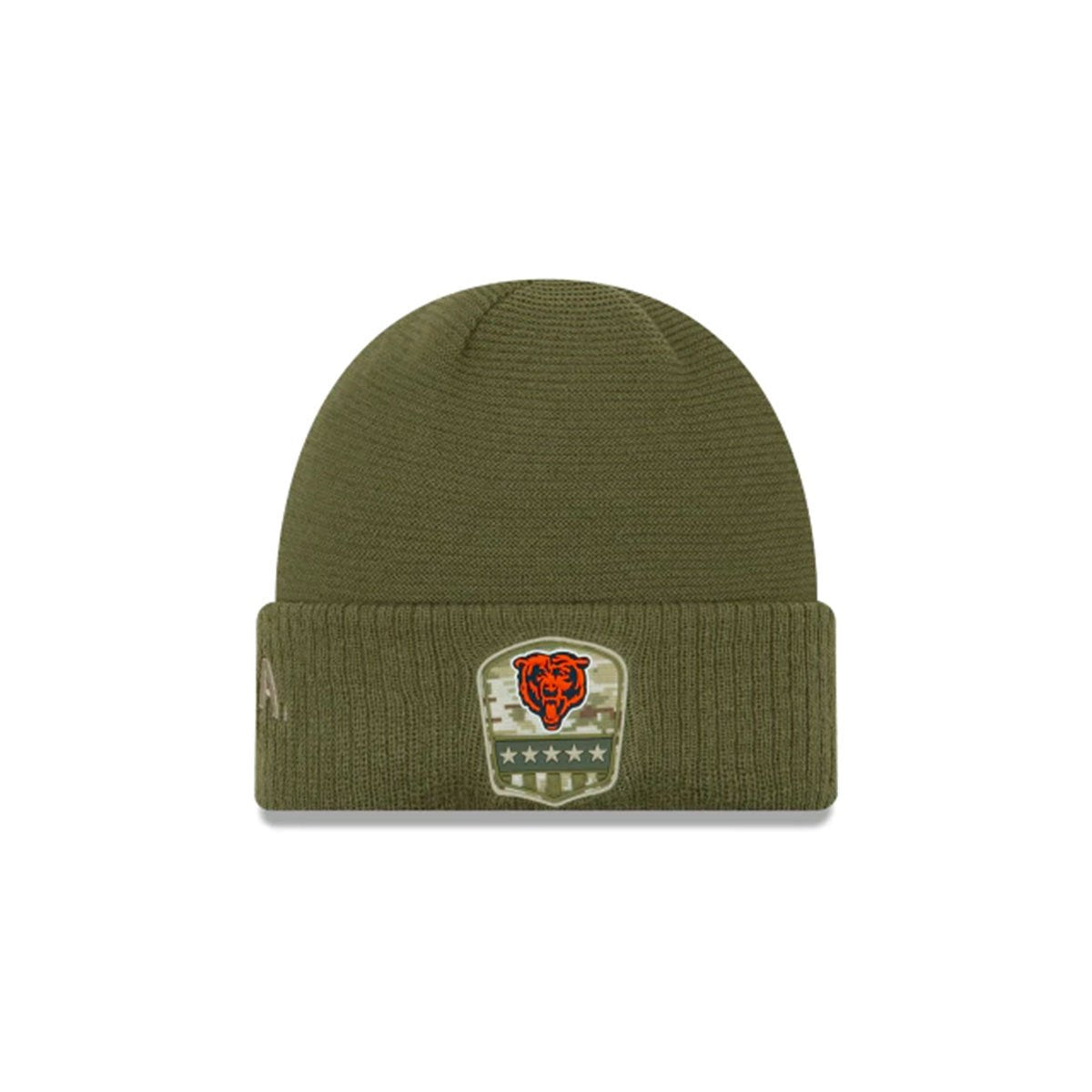 CHICAGO BEARS  SALUTE TO SERVICE CUFF KNIT GREEN/ORANGE