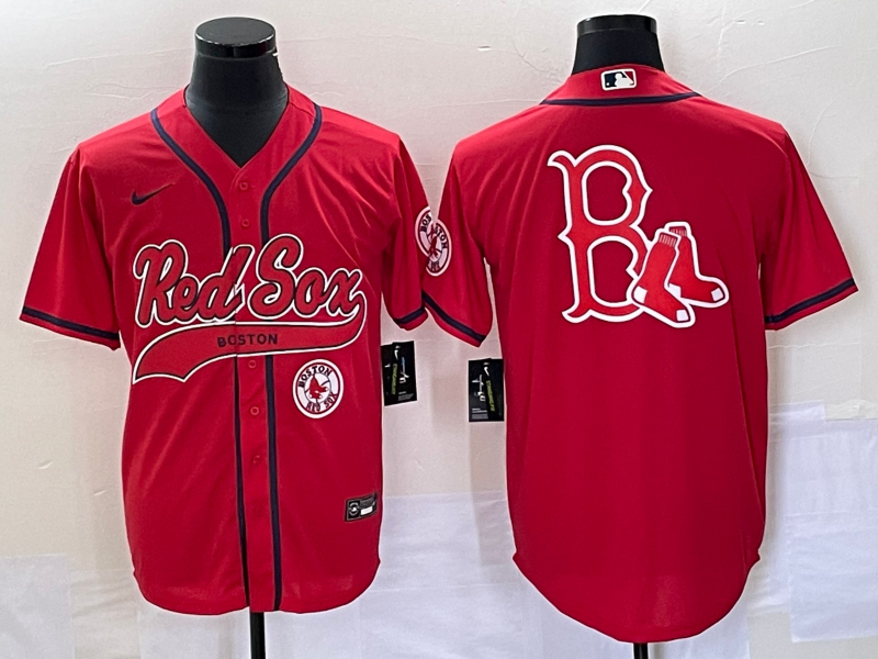 Men's Boston Red Sox Red Player Jersey1