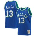 Steve Nash Dallas Mavericks Mitchell & Ness 2025/26 Hardwood Classics Swingman Jersey - Blue