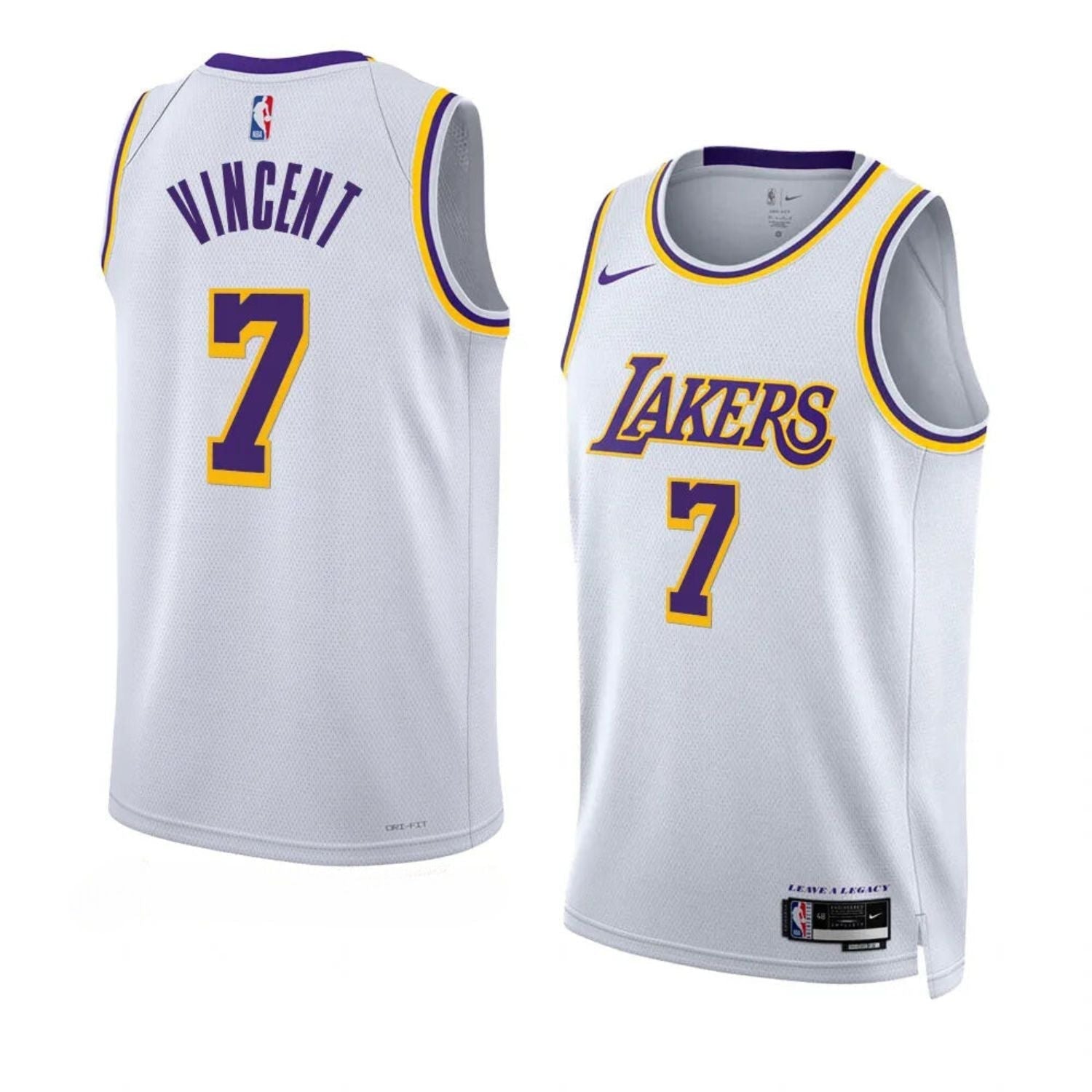 Gabe Vincent Los Angeles Lakers 7 Jersey