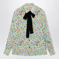 Valentino Multicolored Silk Blouse With Lavalliã¨Re Women