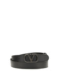 Valentino Garavani Men Vlogo Signature Leather Belt