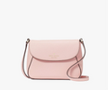 NWT Kate Spade Monica Small Flap  Leather Crossbody Bag In Blush