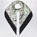 Valentino Garavani Silk Scarf With Multicolor Print Women