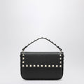 Valentino Garavani Rockstud Pouch In Grained Calfskin Leather, Black Women