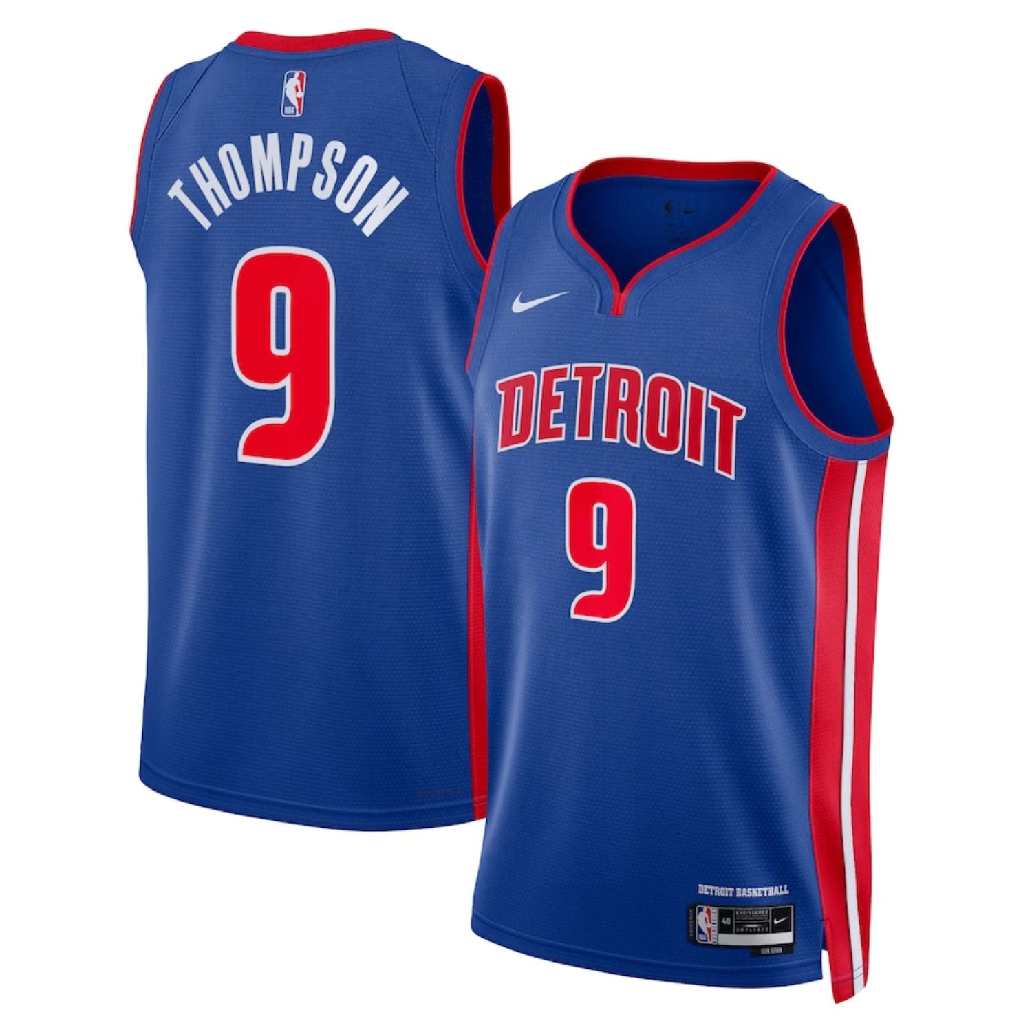 Ausur Thompson Detriot Pistons 9 Jersey