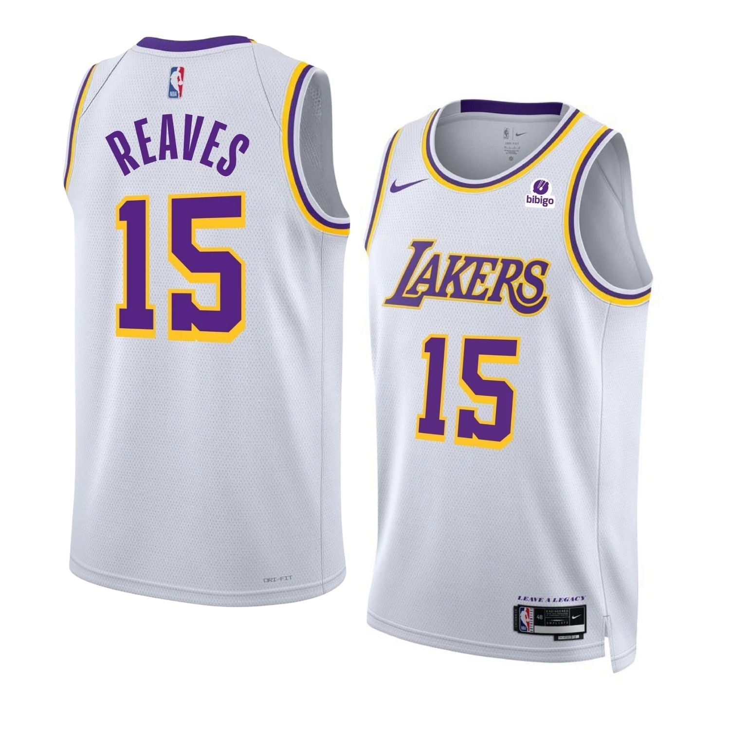 Austin Reaves Los Angeles Lakers 15 Jersey