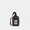 NWT Coach Men’s Racer Sling Pack In    Smooth Leather & Signature Canvas