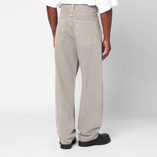 Agolde Beige Jeans In Regenerated Denim Men