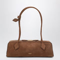 Alaia Le Teckel Medium Brown Nubuck Leather Bag Women