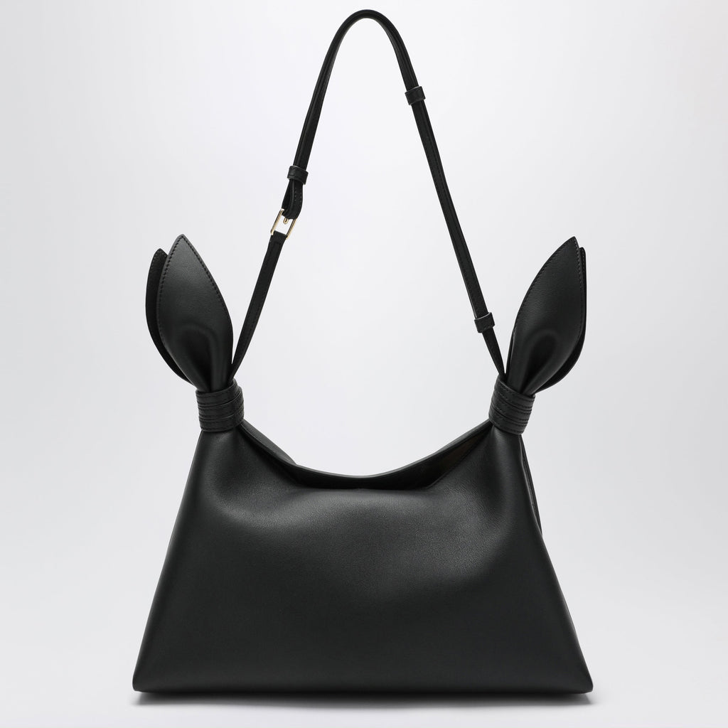 Loewe Medium Scarf Bag In Black Leather Women