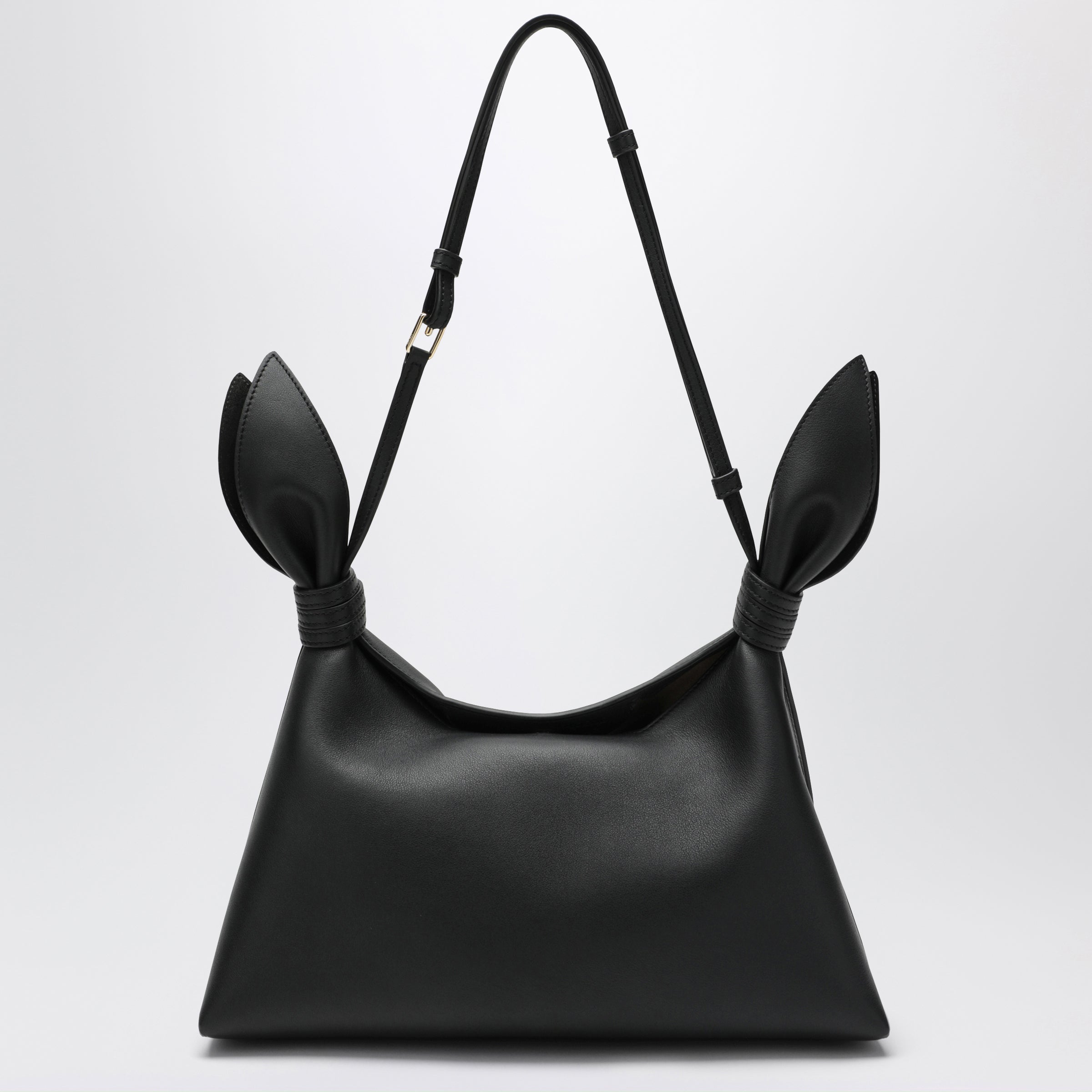 Loewe Medium Scarf Bag In Black Leather Women