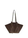 Yuzefi Women Mochi Large Suede Shoulder Bag