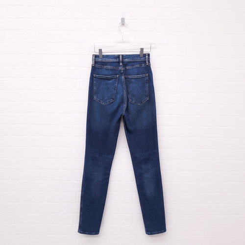 AGOLDE BLUE SKINNY JEANS - SIZE 24