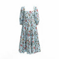 AGUA BY AGUA BENDITA BLUE 'MIEL FRUTAL' DRESS - SIZE L