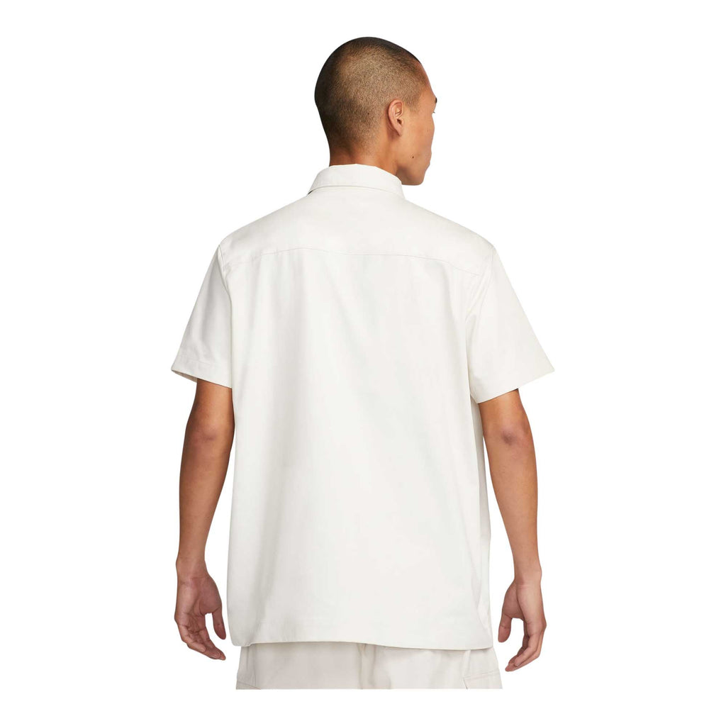 Nike Life 	Men's Woven Military Short-Sleeve Button-Down Shirt