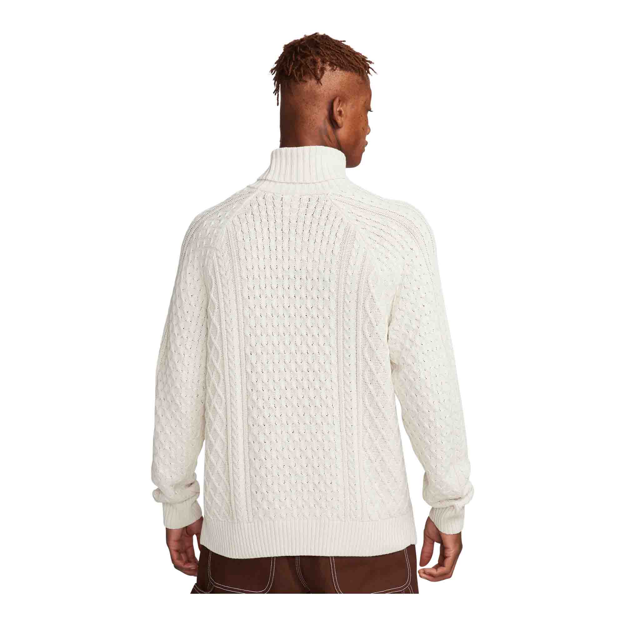 Nike Life Men's Cable Knit Turtleneck Sweater