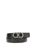 Ferragamo Men Reversible Leather Gancini Belt