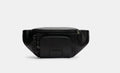 NWT Coach Men's Track Belt Bag In Smooth Leather In Gunmetal/Black