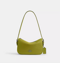 NWT Coach Leather Kailey Shoulder Bag In Bright Olive